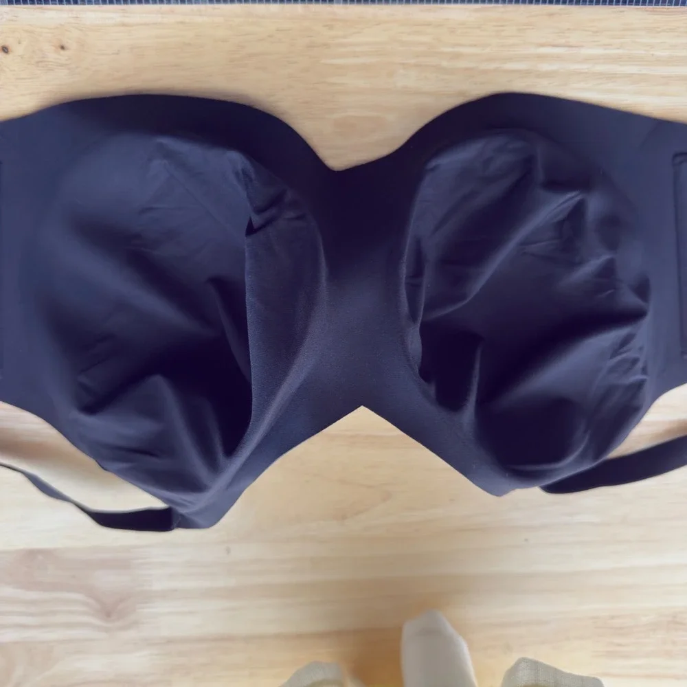 Honeylove Womes CrossOver Bra M++ Black Wireless Bonded Support LWBR0203
